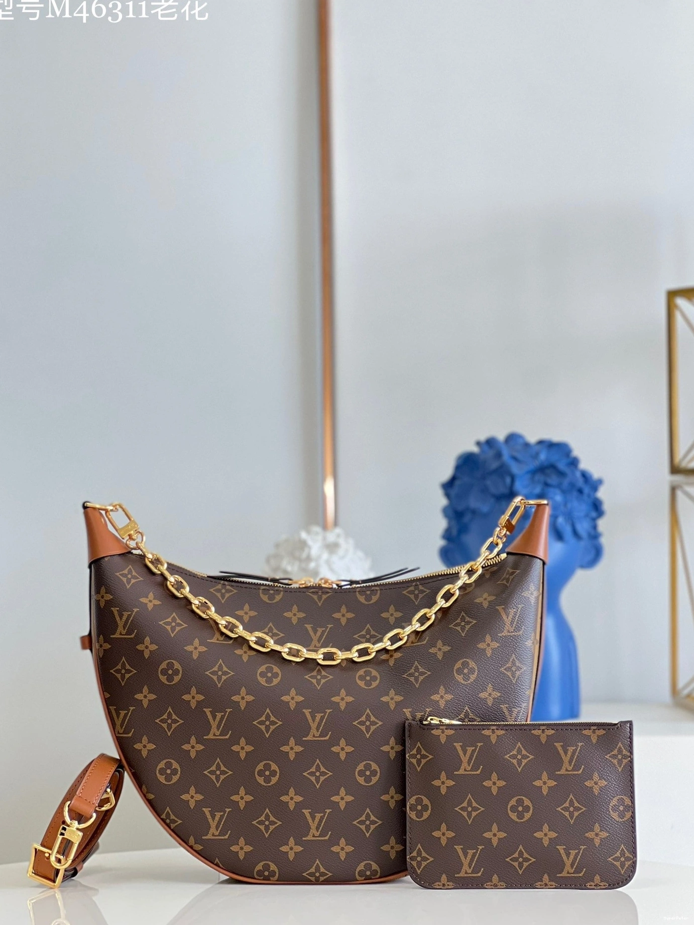 LOOP VUITTON LOUIS HOBO 0805